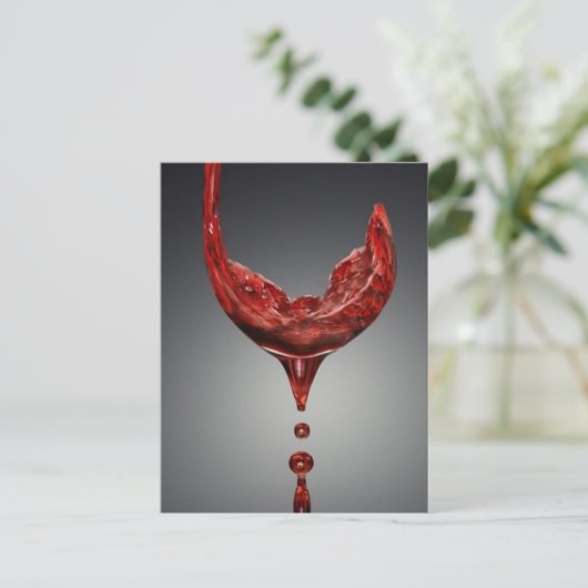 wijnbriefkaart briefkaart (Staand voorkant)