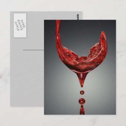 wijnbriefkaart briefkaart (Voorkant / Achterkant)