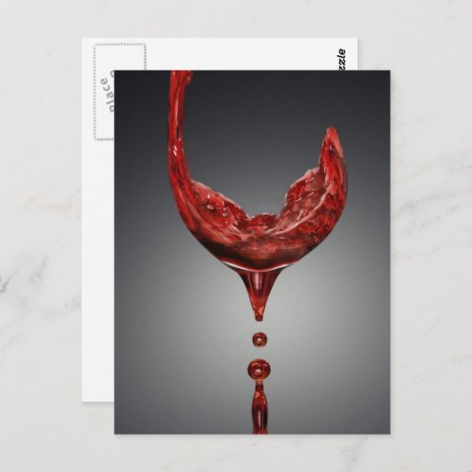 wijnbriefkaart briefkaart (Voorkant / Achterkant)