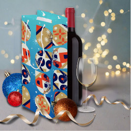 Wijncadeautet Bold Modern Kerstmis Wijn Cadeautas