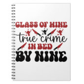 wijncategorie echte criminaliteit in bed door nege notitieboek (Voorkant)