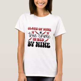 wijncategorie echte criminaliteit in bed door nege t-shirt