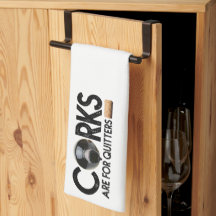 Wijncitaat "Kurken zijn voor Quitters"