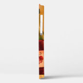  wijncollage met een waterverf Case-Mate iPhone case (Achterkant / Links)