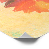 wijncollage met een waterverf poster (Hoek)