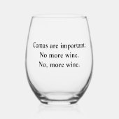 Wijncoma's Wijnglas Zonder Voet (Voorkant)