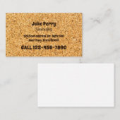 Wijnconsulent Cork Visitekaartje (Voorkant / Achterkant)