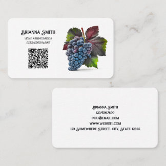 Wijnconsulent Custom QR Visitekaartje
