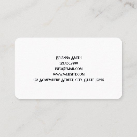 Wijnconsulent Custom QR Visitekaartje (Achterkant)