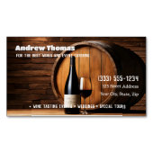 Wijnconsulent Liquor Store Magnetisch Visitekaartje (Voorkant)