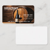 wijnconsulent visitekaartje (Voorkant / Achterkant)