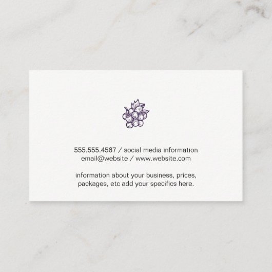 Wijncontainers Visitekaartje (Achterkant)