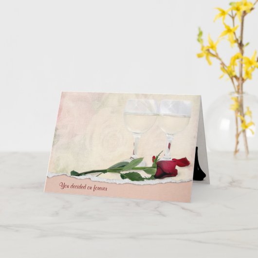 Wijndag en Roos Kaart (Gele Bloem)