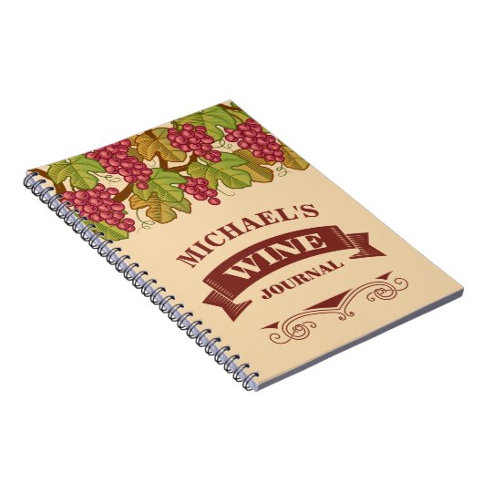  wijndagboek notitieboek (Rechterzijde)