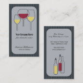 Wijndeskundige wijngaarden Visitekaartje (Voorkant / Achterkant)