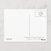 Wijndoorenkaas en nog levende druiven briefkaart (Achterkant)