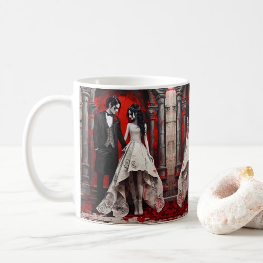 Wijndoos Koffiemok (Met donut)