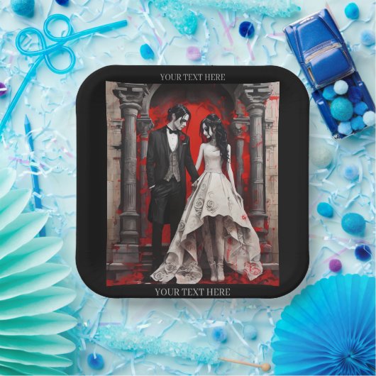 Wijndoos Papieren Bordje (Feest)