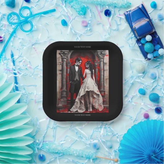 Wijndoos Papieren Bordje (Feest)