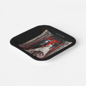 Wijndoos Papieren Bordje (Gebogen)