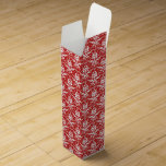 Wijndoos Wijn<br><div class="desc">Deze wijncadeaudoos wordt getoond in een elegante rode en witte volidedruk. Pas dit vak aan of koop zoals het is.</div>
