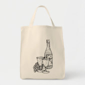 Wijndraagtas Tote Bag (Voorkant)