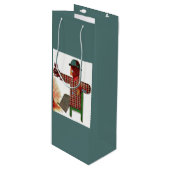 wijndrinker AKA-oenofofiel Wijn Cadeautas (Voorkant Gekanteld)