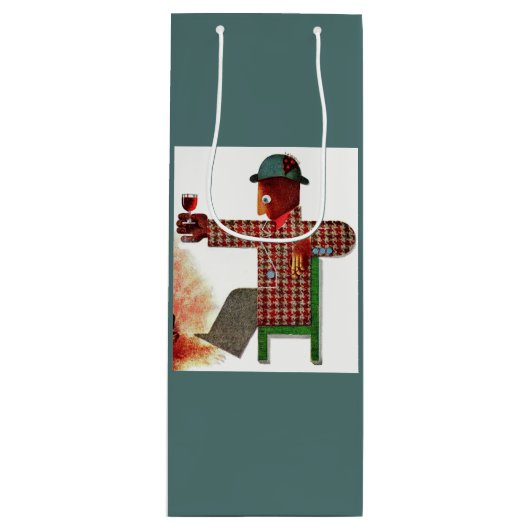 wijndrinker AKA-oenofofiel Wijn Cadeautas (Voorkant)