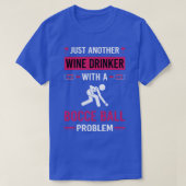 Wijndrinker Bocce Bocci Boccie T-shirt (Design voorkant)