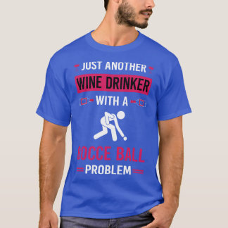 Wijndrinker Bocce Bocci Boccie T-shirt