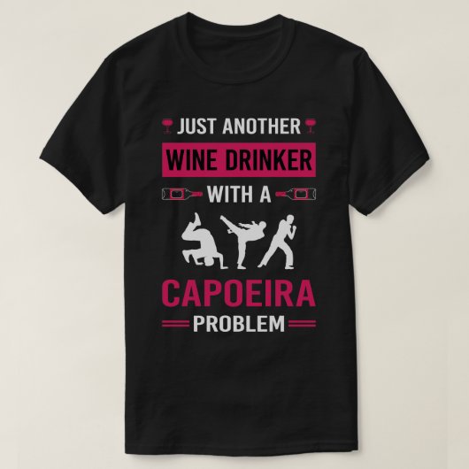 Wijndrinker Capoeira T-shirt (Design voorkant)