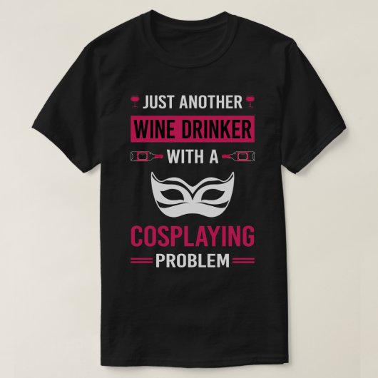 Wijndrinker Cosplay Cosplay T-shirt (Design voorkant)