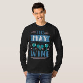 Wijndrinker Dit kan wijn zijn T-shirt (Voorkant volledig)