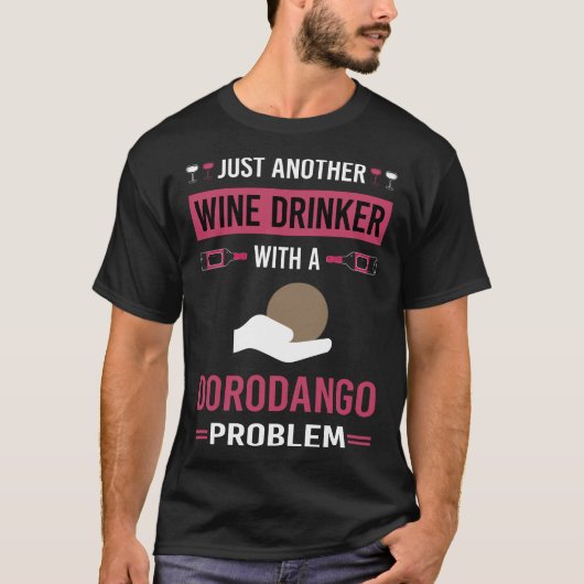 Wijndrinker Dorodango Modderbal Dango T-shirt (Voorkant)