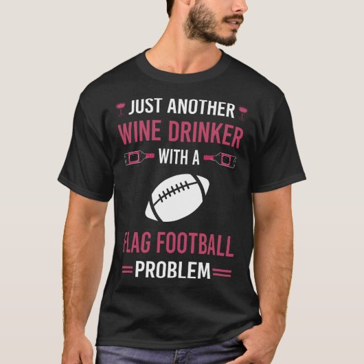 Wijndrinker Football T-shirt (Voorkant)