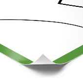 Wijndrinker Glanzend Poster (Hoek)