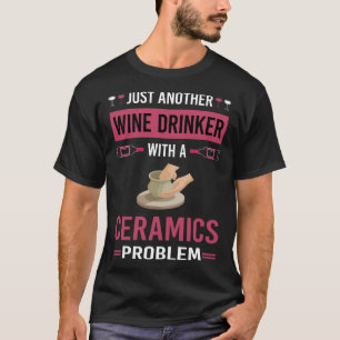 Wijndrinker Keramiek T-shirt