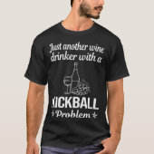 Wijndrinker Kickball T-shirt (Voorkant)