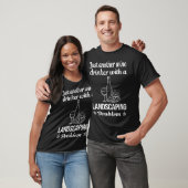Wijndrinker Landschapsarchitectuur T-shirt (Unisex)