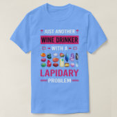 Wijndrinker Lapidary Lapidarist T-shirt (Design voorkant)