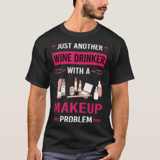 Wijndrinker make-up t-shirt