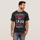 Wijndrinker Netball T-shirt (Voorkant volledig)