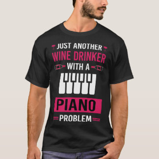 Wijndrinker Pianist T-shirt