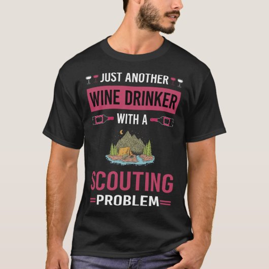 Wijndrinker Scout Scouts T-shirt (Voorkant)