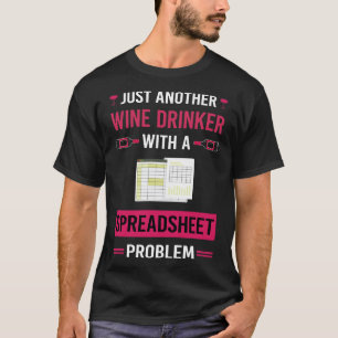 Wijndrinker Spreadsheets T-shirt