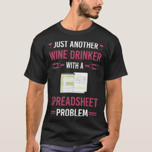 Wijndrinker Spreadsheets T-shirt