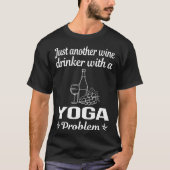 Wijndrinker Yoga T-shirt (Voorkant)