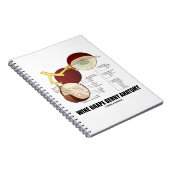 Wijndruif Berry Anatomie Wetenschappelijk diagram Notitieboek (Rechterzijde)