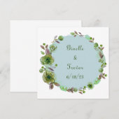 Wijndruiven Aangepaste bloemen Rood Wit Kaart (Voorkant / Achterkant)