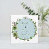 Wijndruiven Aangepaste bloemen Rood Wit Kaart (Staand voorkant)